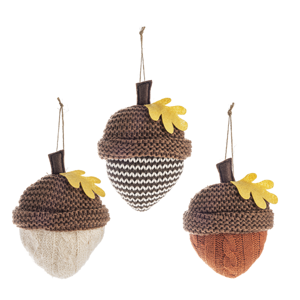 Knitted Plush Acorn – The Salvaged Boutique